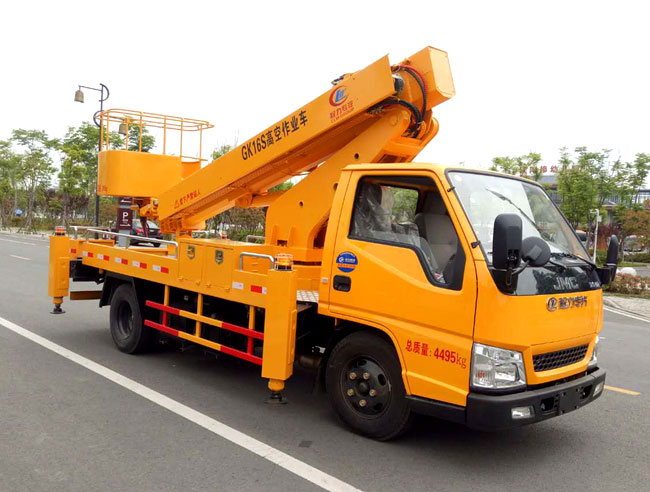 程力江鈴順達雙排16米高空作業(yè)車