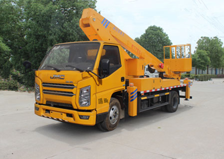 國六藍(lán)牌21米直臂式高空作業(yè)車