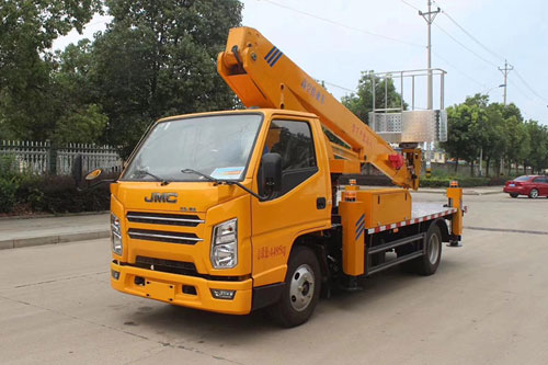 國六江鈴21米藍(lán)牌高空作業(yè)車