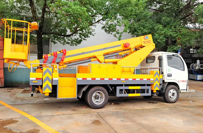東風單排伸縮臂18米高空作業(yè)車