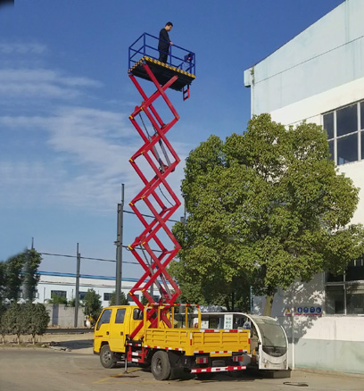 江鈴藍牌順達6-10米垂直升降作業(yè)車