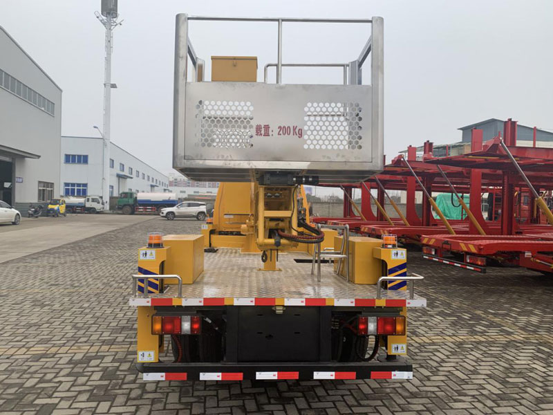 全新江鈴國六藍(lán)牌直臂高空作業(yè)車報價