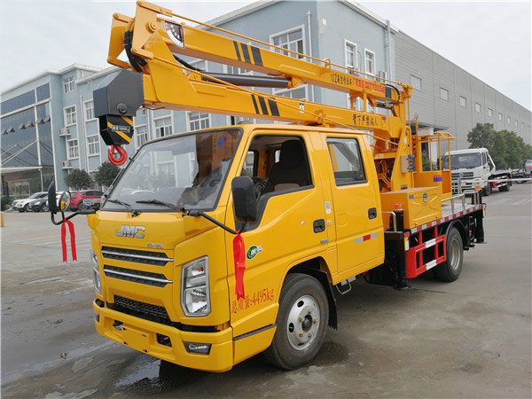 國六江鈴13米高空作業(yè)車小藍(lán)牌高空作業(yè)車