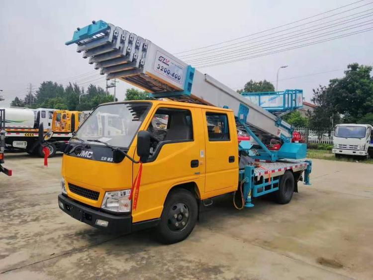 32米藍(lán)牌云梯車(chē)江鈴雙排座云梯車(chē)-搬家作業(yè)車(chē)廠(chǎng)家直銷(xiāo)