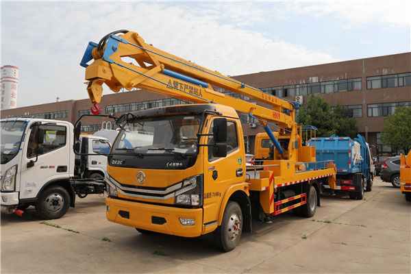 新款東風(fēng)多利卡D7國(guó)六18米折疊臂式高空作業(yè)車(chē)