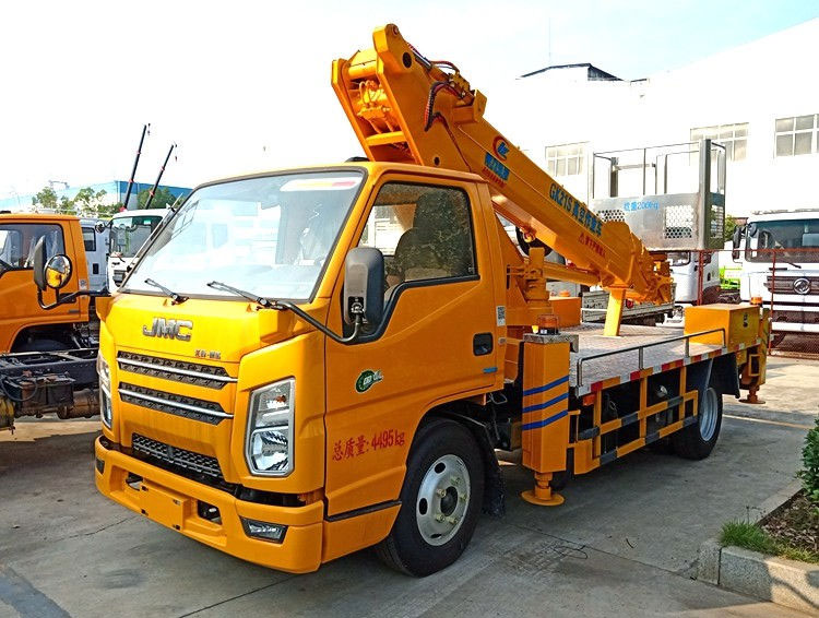 國六江鈴順達伸縮臂21米藍牌高空作業(yè)車