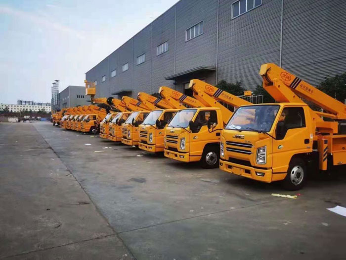 國六江鈴21米藍(lán)牌高空作業(yè)車批量下單