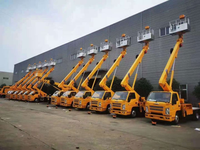 國六江鈴21米藍(lán)牌高空作業(yè)車批量下單