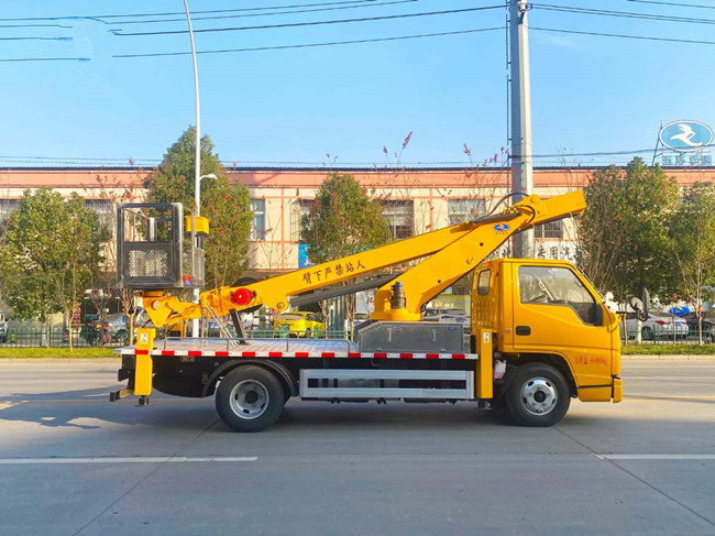 藍牌國六江淮康鈴21米直臂高空作業(yè)車