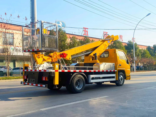 藍牌國六江淮康鈴21米直臂高空作業(yè)車