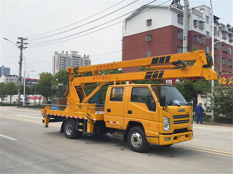 國(guó)六江鈴曲臂16米高空作業(yè)車(chē)