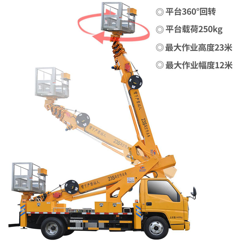 國(guó)六江鈴23米高空作業(yè)車