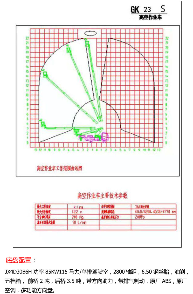 藍(lán)牌23米直臂伸縮式高空作業(yè)車(chē)