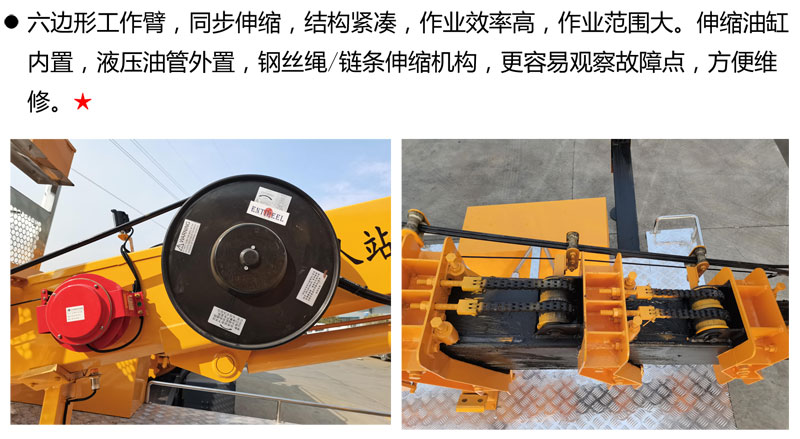 江鈴藍(lán)牌27米直臂伸縮式高空作業(yè)車