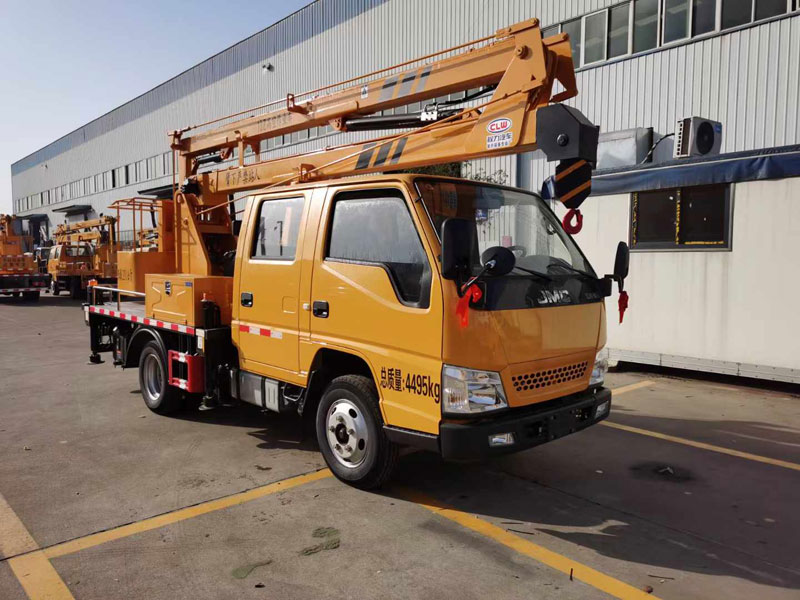 程力華鑫江鈴順威13米藍(lán)牌折臂高空作業(yè)車